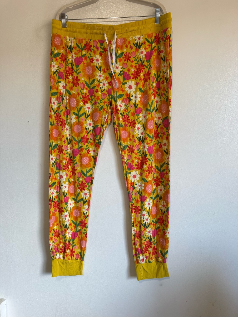 Little Sleepies Sunny Garden Floral Bamboo Spandex Pajama Set Women’s Size XL - Picture 4 of 16